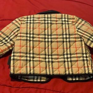 Corduroy Trim Vintage Check Diamond Quilted Jacket